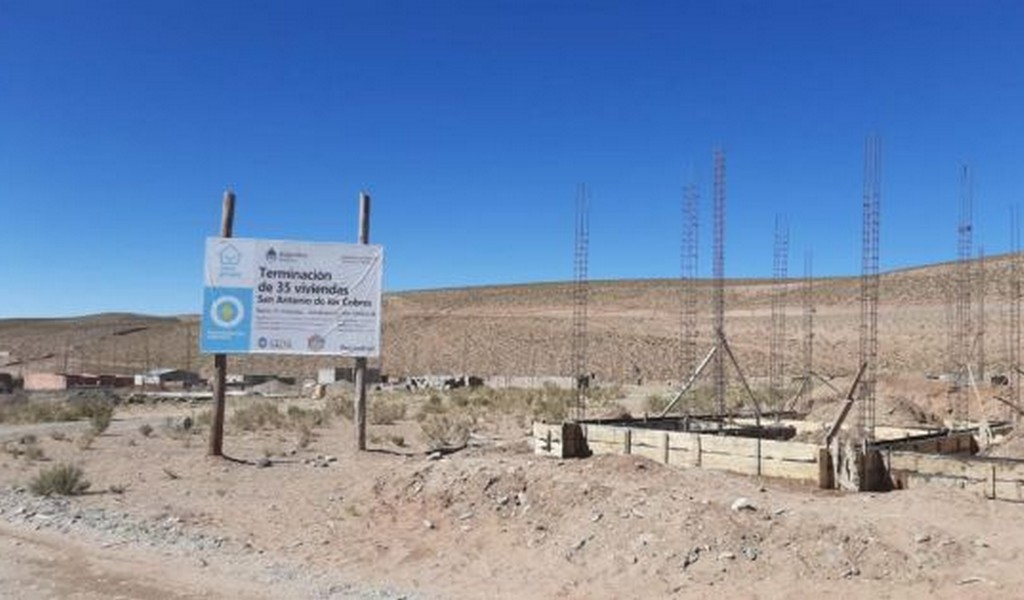 Nuevas obras de viviendas en San Antonio de los Cobres  
