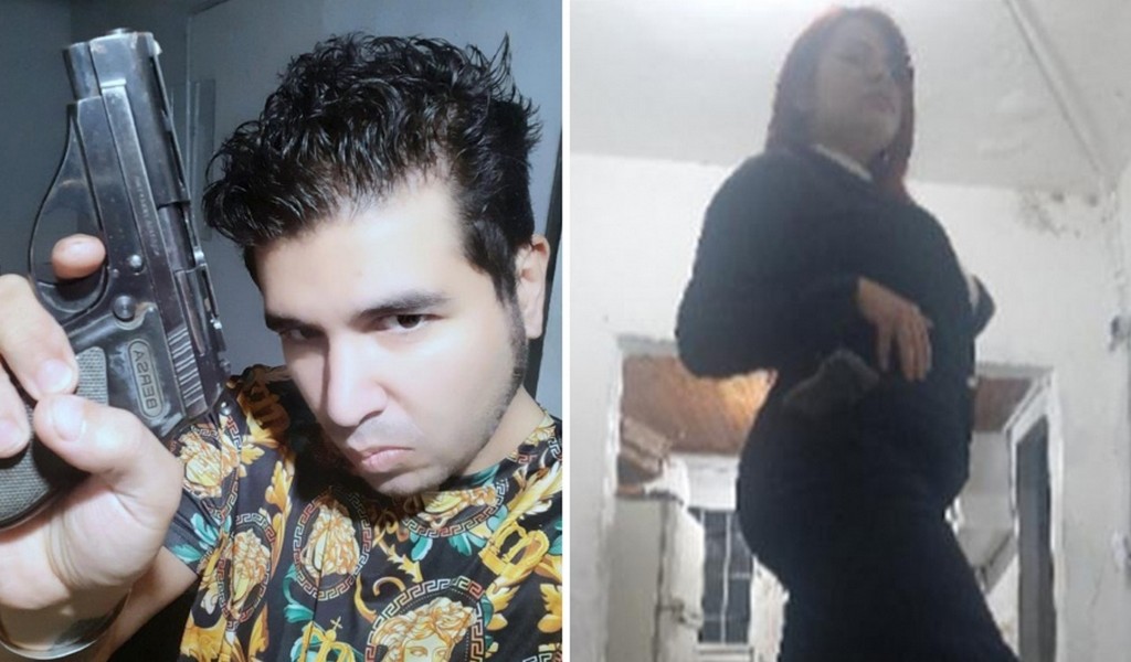 Las fotos de Sabag Montiel y su novia posando con el arma usada en el ataque