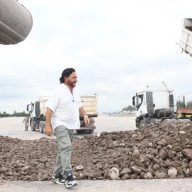 Sáenz supervisó las obras en la Autopista del Valle de Lerma